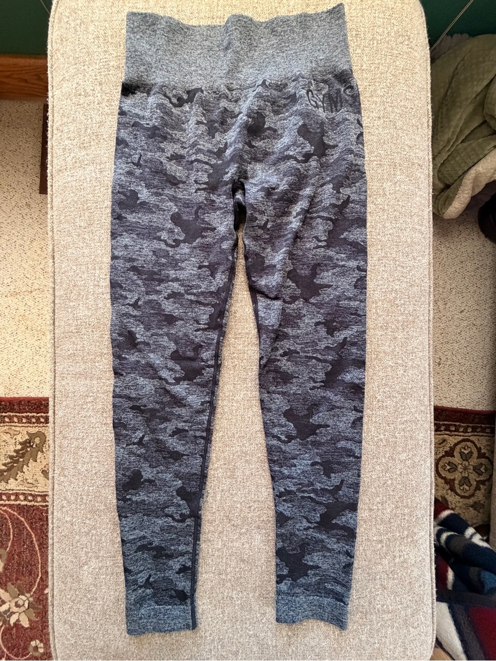 Gymshark Gray Camo Seamless Leggings